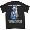 Miniatyrbilde 2 av 2: Iron Maiden Unisex Adult England 2014 Tour T-Shirt
