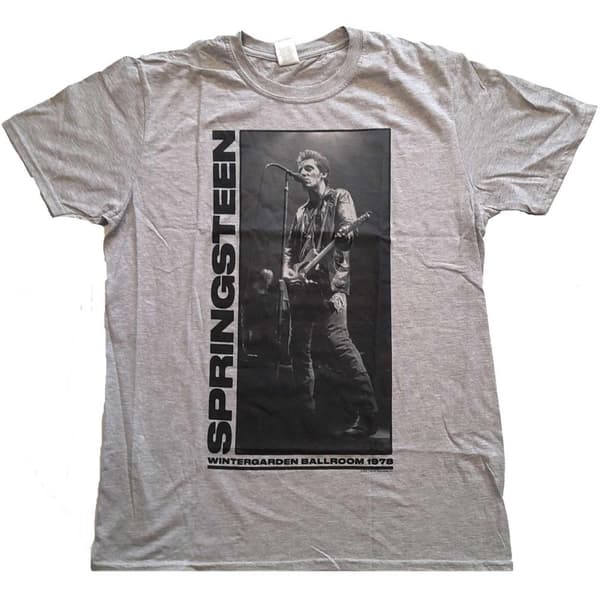 Bruce Springsteen Unisex T-shirt med fotografi af vinterhaven for voksne