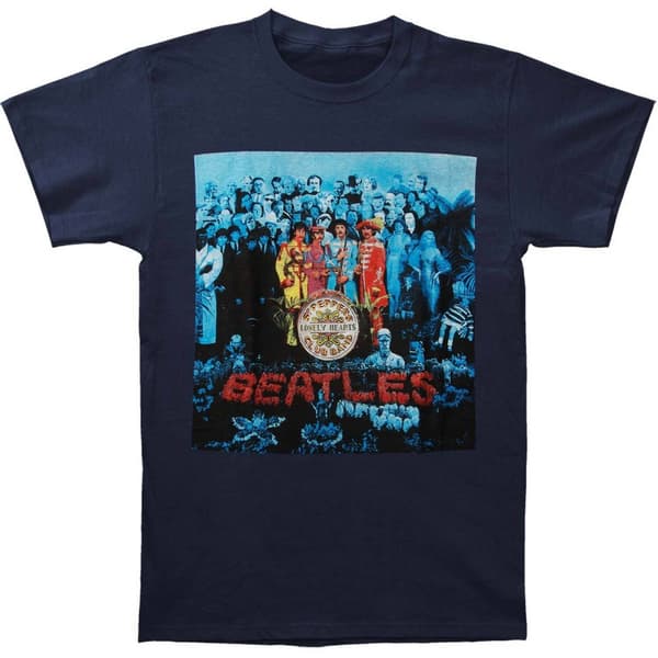 The Beatles Unisex Sgt Pepper T-Shirt för vuxna