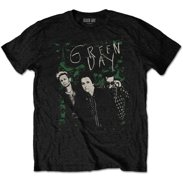 Green Day Unisex vuxen Grön Lean T-Shirt