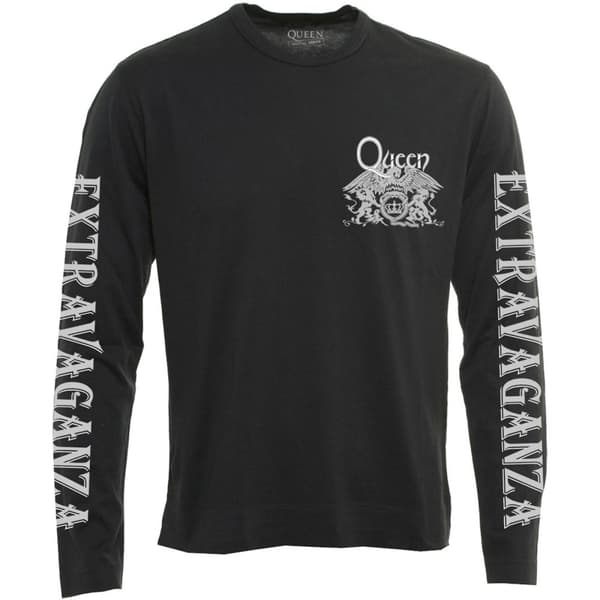 Queen Unisex T-shirt med langærmet print til voksne med ekstravaganza