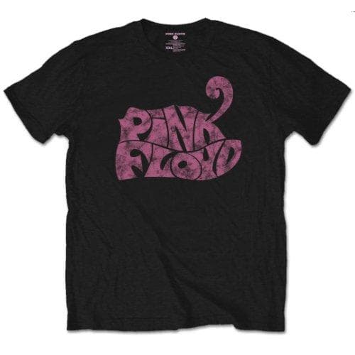 Pink Floyd Unisex T-shirt för vuxna med Swirl-logotyp