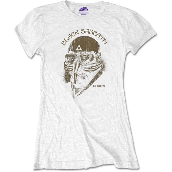 Black Sabbath T-shirt til kvinder/damer til US Tour 1978