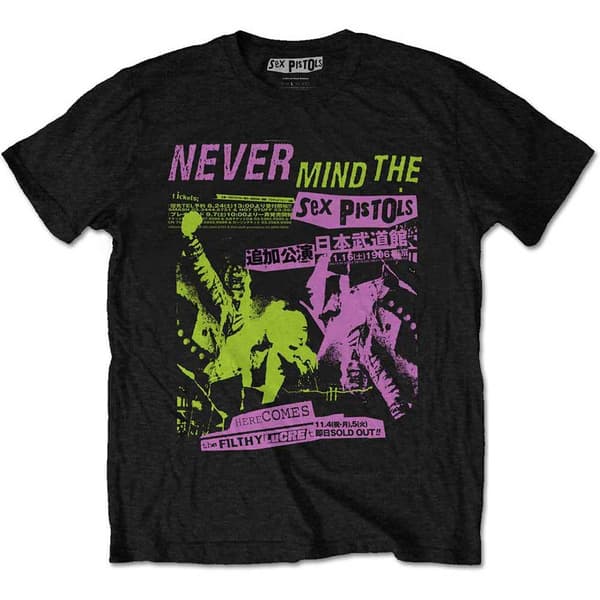 Sex Pistols Unisex Adult Japanese Poster T-Shirt