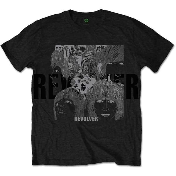 The Beatles Unisex T-shirt med omvendt revolverfolie til voksne
