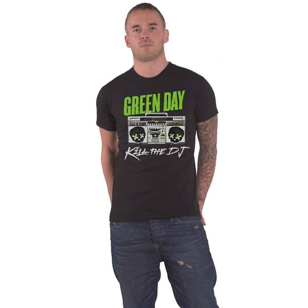 Green Day Unisex T-shirt til voksne Kill te DJ