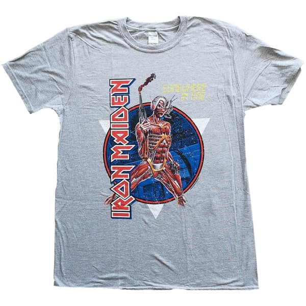 Iron Maiden Unisex vuxen Somewhere In Time T-Shirt
