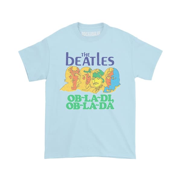 The Beatles Womens/Ladies Ob-La-Di Back Print T-Shirt