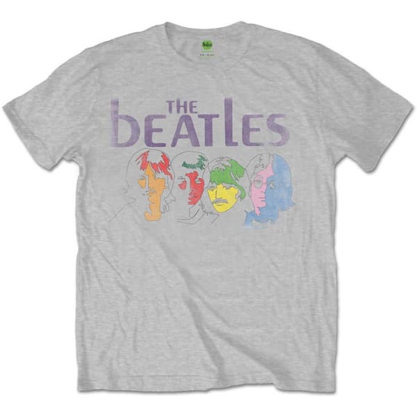 The Beatles Unisex vuxen t-shirt med albumtryck på ryggen