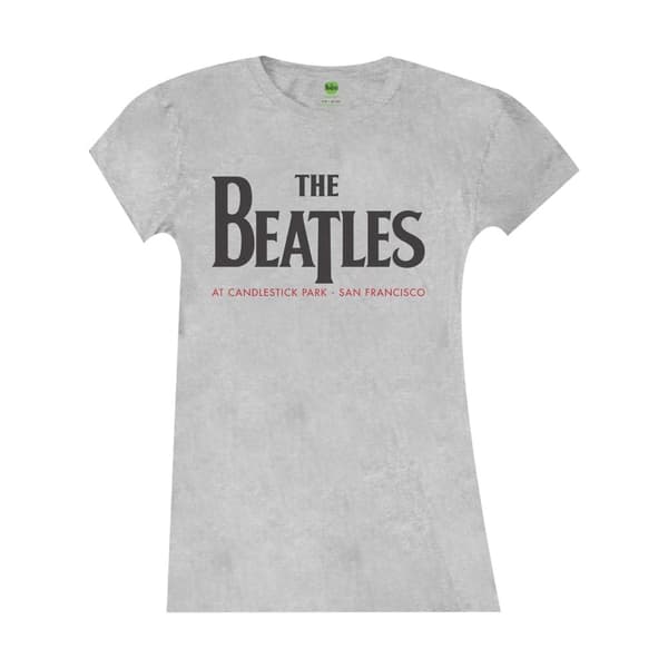 The Beatles Womens/Ladies Candlestick Park Back Print T-Shirt