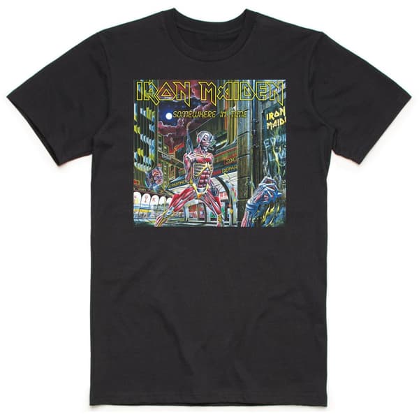 Iron Maiden Unisex Adult Somewhere In Time Box T-Shirt