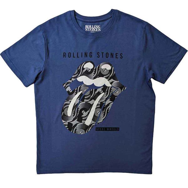 The Rolling Stones Unisex Adult Steel Wheels T-Shirt
