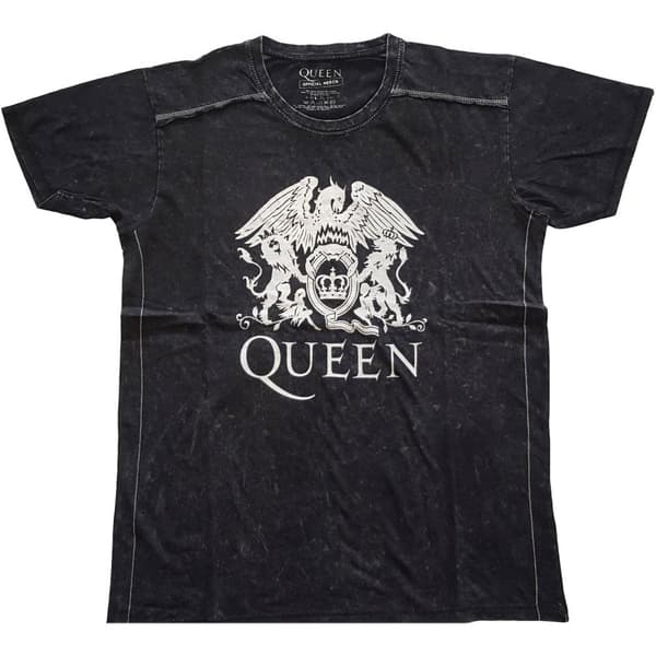 Queen Unisex vuxen Wash Collection Crest T-Shirt för vuxna