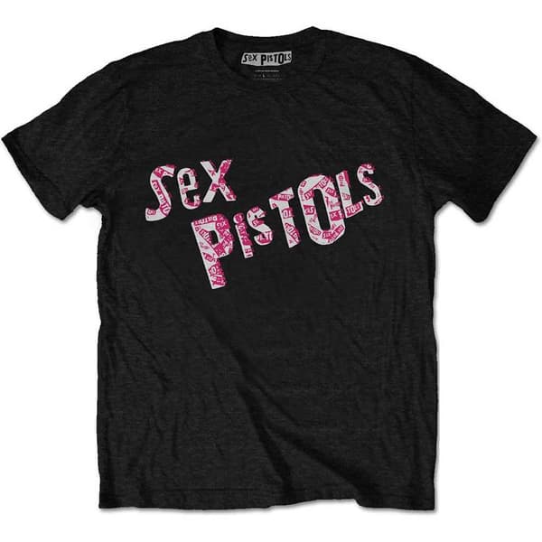 Sex Pistols Unisex T-shirt med logo til voksne