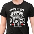 Miniatyrbild 1 av 2: Poker T-shirt - svart - This is my lucky poker shirt