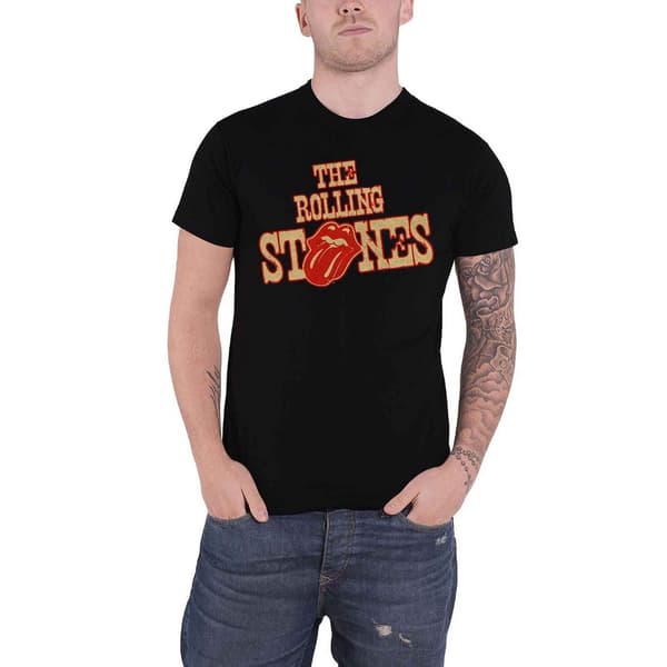 The Rolling Stones Unisex vuxen Wild West logotyp T-shirt för vuxna