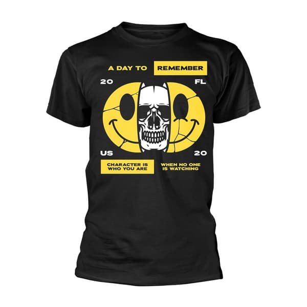 A Day To Remember Unisex T-shirt med karakter for voksne Black S