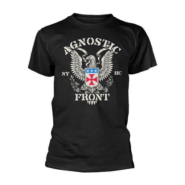Agnostic Front Unisex T-shirt med Eagle-logo til voksne