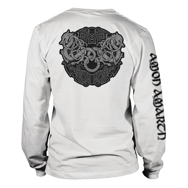 Amon Amarth Unisex Adult Skull Long-Sleeved T-Shirt