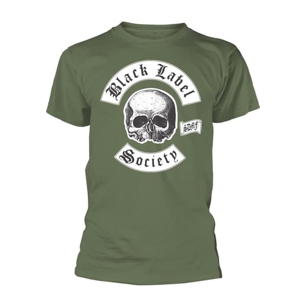 Black Label Society Unisex Adult The Almighty T-Shirt Olive Green S