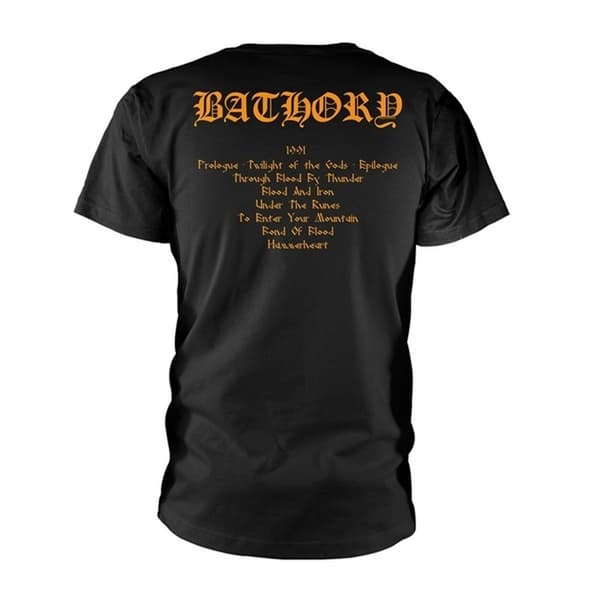 Bathory Unisex Adult Twilight Of The Gods Back Print T-Shirt