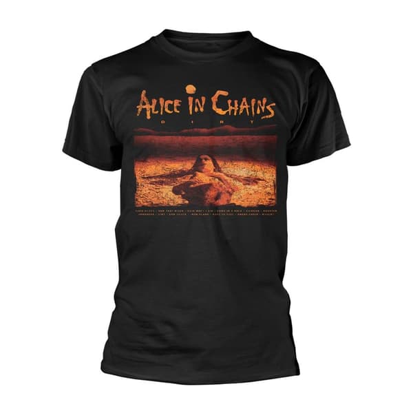 Alice In Chains Unisex Adult Dirt Track List T-Shirt