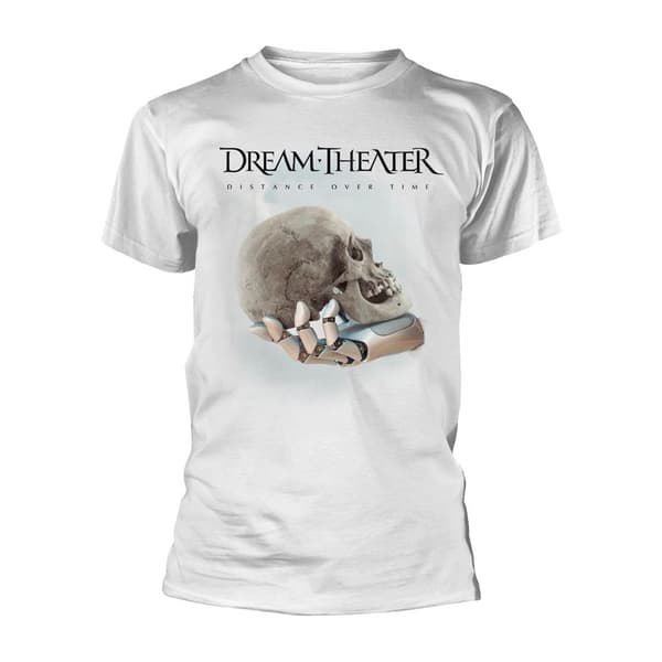 Dream Theater Unisex T-shirt til voksne med distance over tid White S