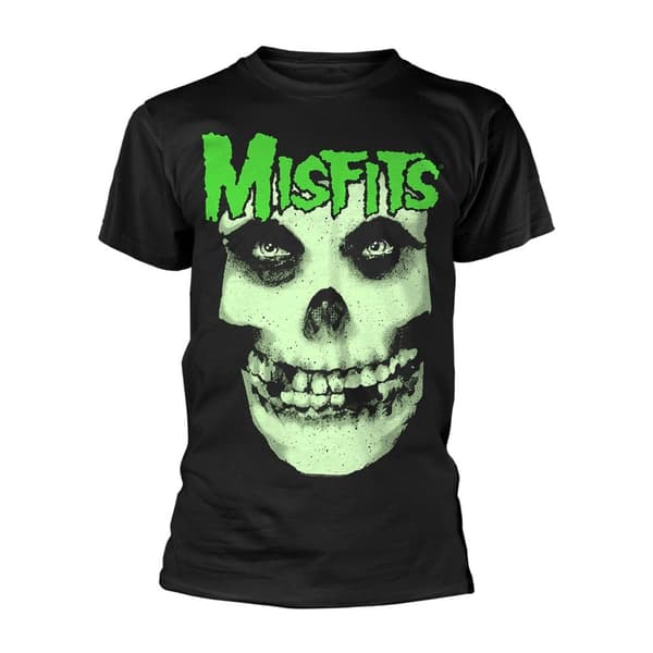 Misfits Unisex Adult Glow Jurek Skull T-Shirt