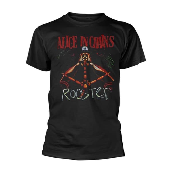 Alice In Chains Unisex Adult Rooster T-Shirt Black M