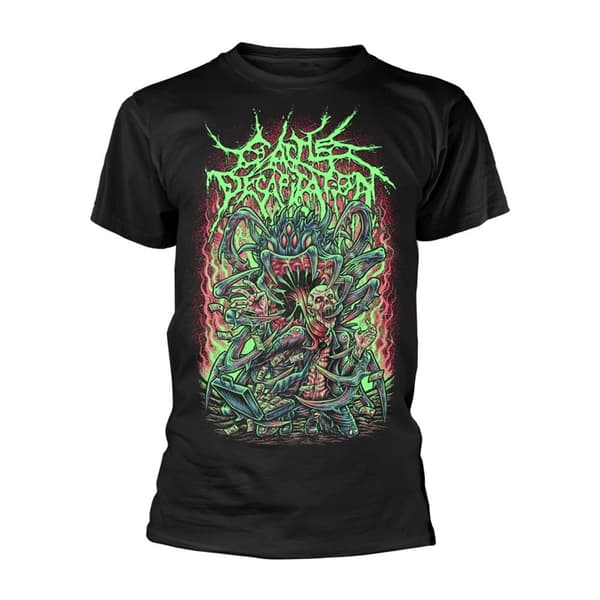 Cattle Decapitation Unisex T-shirt til voksne med tabt fortjeneste