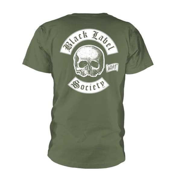 Black Label Society Unisex Adult Skull Logo T-Shirt