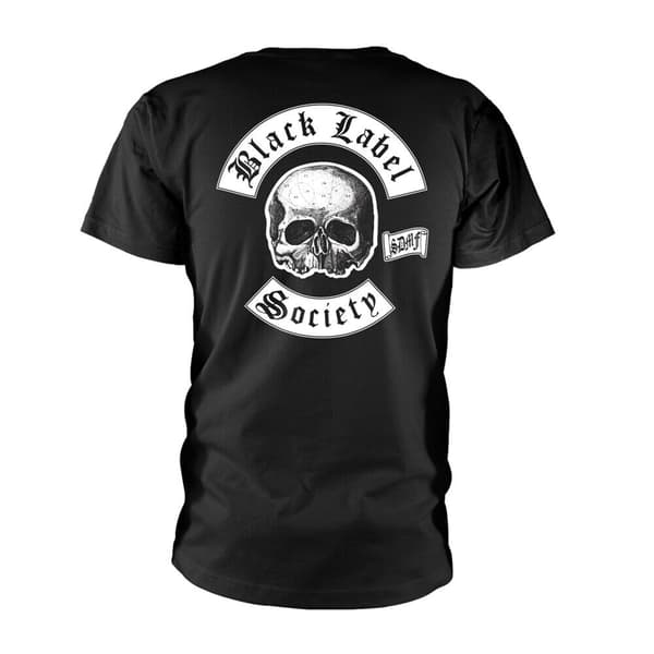 Black Label Society Unisex Adult Skull Logo T-Shirt