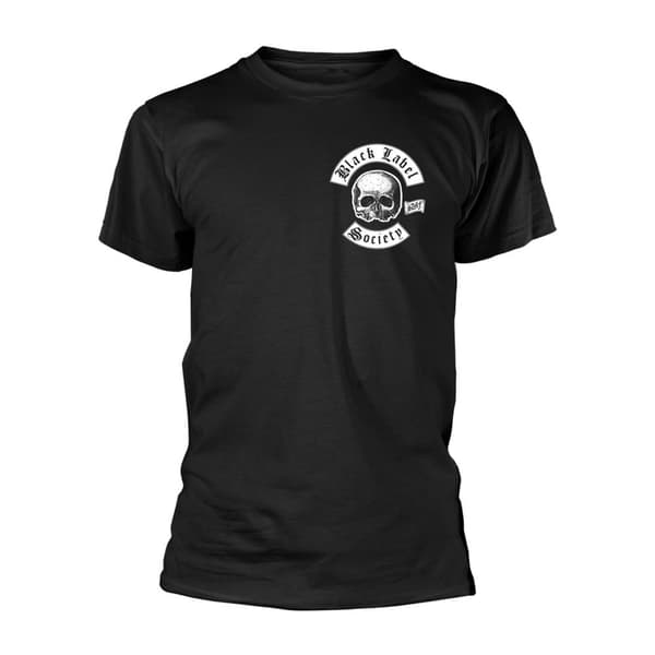 Black Label Society Unisex Adult Skull Logo T-Shirt