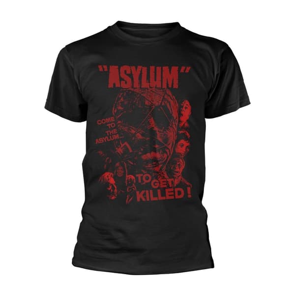Asylum Unisex T-shirt med affisch för vuxna