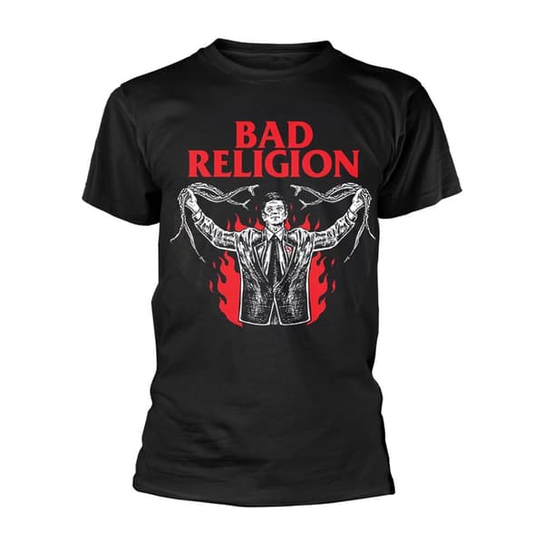 Bad Religion Unisex Adult Snake Preacher T-Shirt