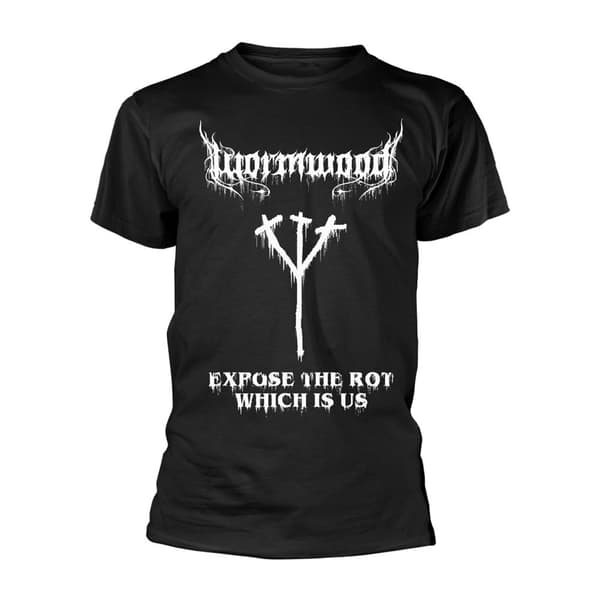 Wormwood Unisex Adult Expose The Rot Which Is Us T-Shirt Black XL