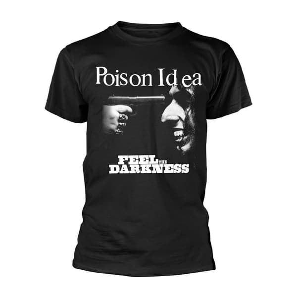 Poison Idea Unisex vuxen T-shirt för att känna mörkret Black S