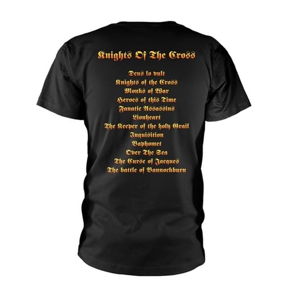 Grave Digger Unisex T-shirt med korsets riddere for voksne