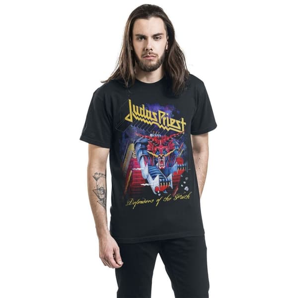 Judas Priest Unisex T-shirt för vuxna som försvarar tron