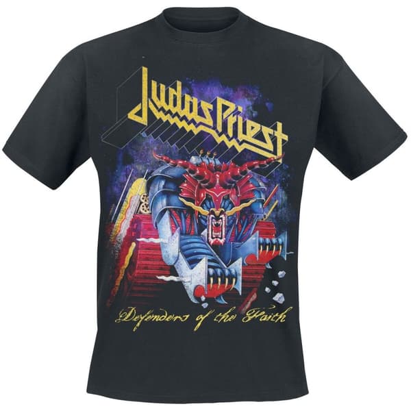 Judas Priest Unisex T-shirt för vuxna som försvarar tron