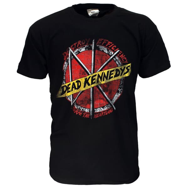 Dead Kennedys Unisex Adult Destroy T-Shirt Black S