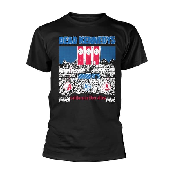 Dead Kennedys Unisex T-shirt til voksne California Uber Alles