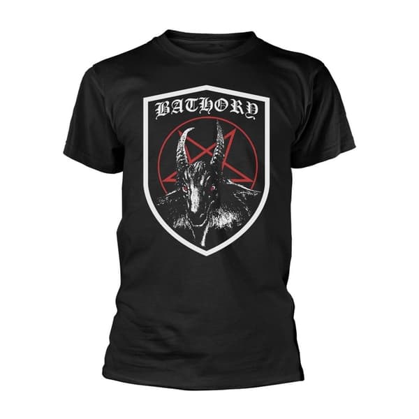 Bathory Unisex T-shirt med skjold til voksne