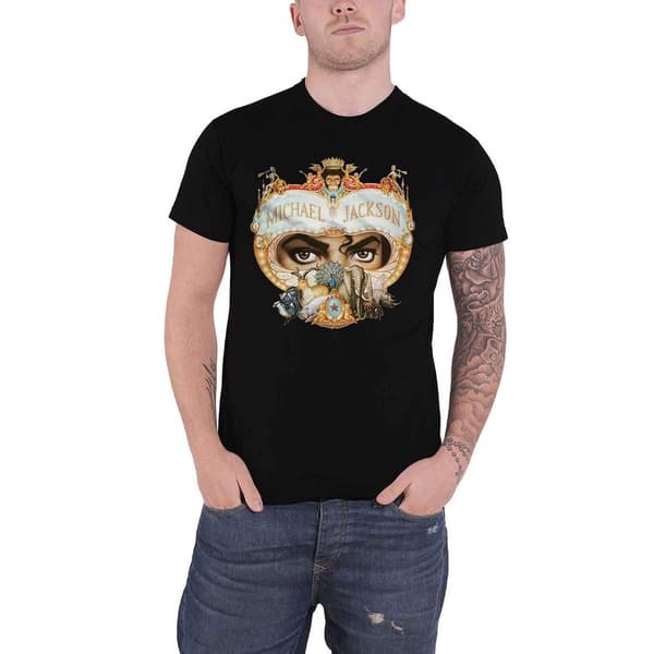 Michael Jackson Unisex Adult Dangerous T-Shirt
