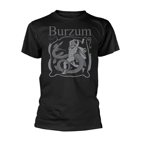 Burzum Unisex Adult Serpent Slayer T-Shirt Black S