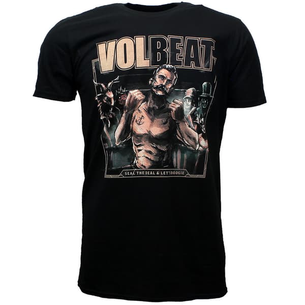 Volbeat Unisex Adult Seal The Deal T-Shirt