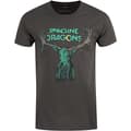 Miniatyrbild 2 av 2: Imagine Dragons Unisex T-shirt för vuxna med älg i stjärnor