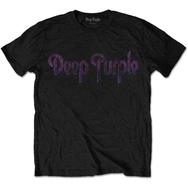 Deep Purple Unisex Adult Vintage Logo T-Shirt