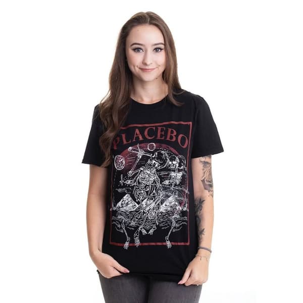 Placebo Unisex Adult Astro Skeleton T-Shirt
