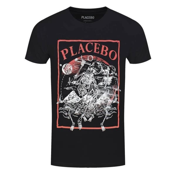 Placebo Unisex Adult Astro Skeleton T-Shirt